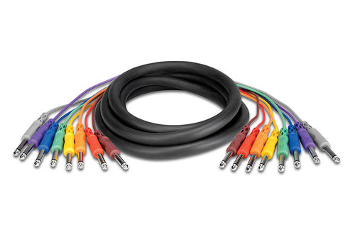 Hosa CPP-803 ongebalanceerde multi kabel, jack, 3 mtr