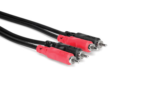 Hosa CRA-204, ongebalanceerd stereo cinch kabel, 4 mtr