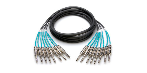Hosa CSS-803-PRO gebalanceerde multi kabel, jack, 3 mtr