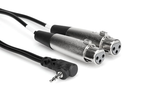 Hosa CYX-405F, xlr naar jack splitter kabel, 1,50 mtr