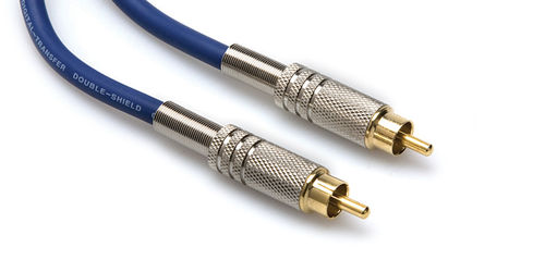 Hosa DRA-501, digtale cinch naar cinch kabel, 75 ohm, 1 mtr