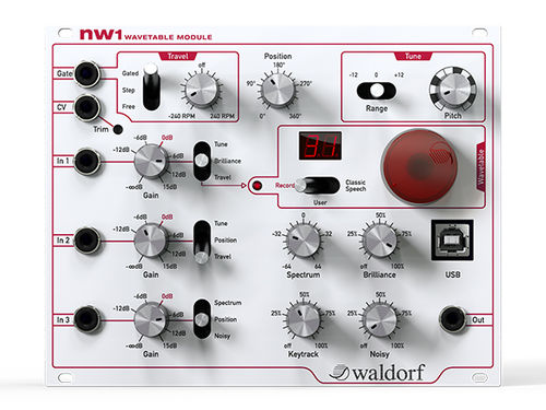 Waldorf NW1 Module, wavetable module voor eurorack